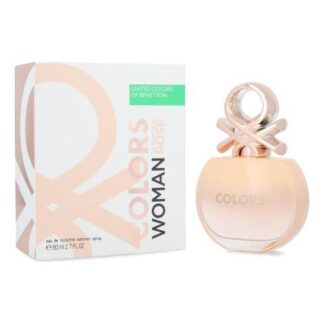 COLORS DE BENETTON WOMAN ROSE 80 ML EDT SPRAY - MUJER