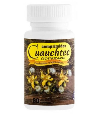 COMPRIMIDO CUAUCHTEC CICATRIZANTE C 60 CUACHALALATE Y TEPEZCOHUIT OCOTZOTL