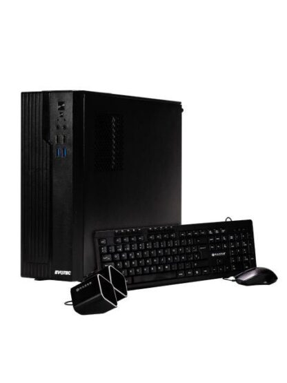COMPUTADORA EVOTEC INTEL CORE I513420H 16GB SSD 512GB KIT TECLADO MOUSE BOCINAS WIN 11 PRO PRUEBA