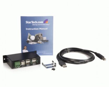 STARTECH  ROBUSTO CONCENTRADOR USB 2.0 4 PUERTOS 480 MBIT-S NEGRO - Image 4