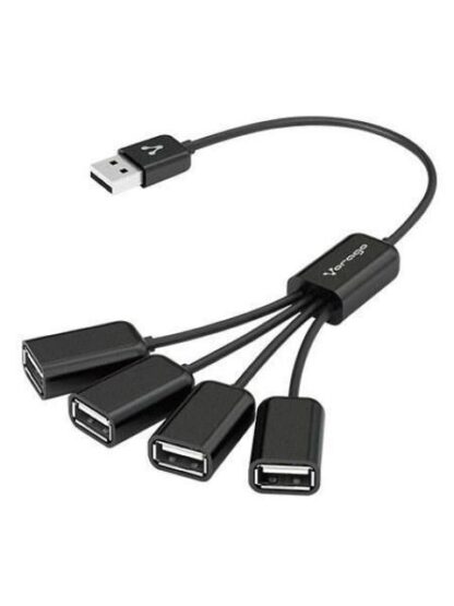 VORAGO HUB HU-101 USB 2.0 4 PUERTOS NEGRO - Image 2