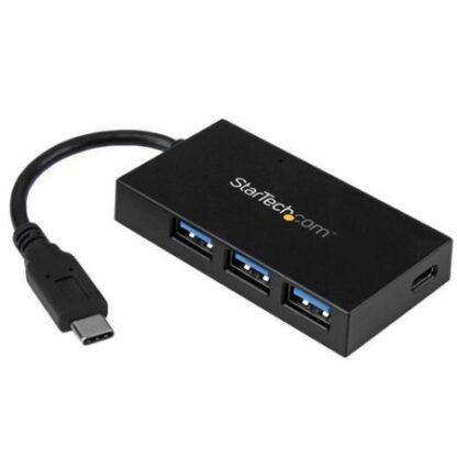STARTECH  HUB CONCENTRADOR USB C 3.0 MACHO - 1X USB C- 3X USB A NEGRO - Image 2