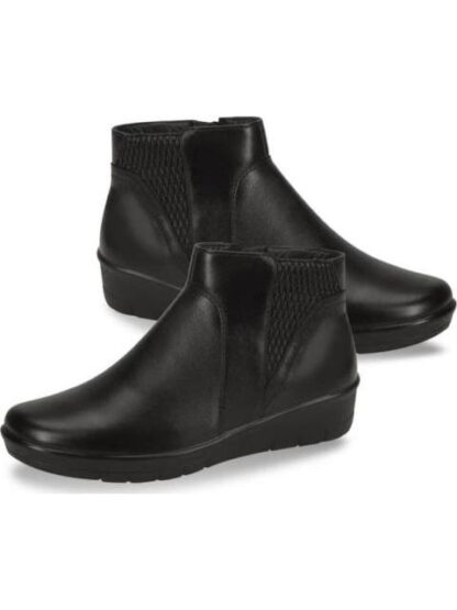 BOTA CONFORT PIEL DE BORREGO NEGRO CALZADO PAZSTOR - Image 7