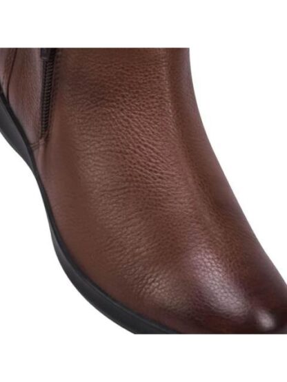 BOTIN DE PIEL DOBLE CIERRE CAFE FLEXI - Image 4