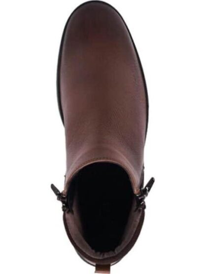 BOTIN DE PIEL DOBLE CIERRE CAFE FLEXI - Image 5