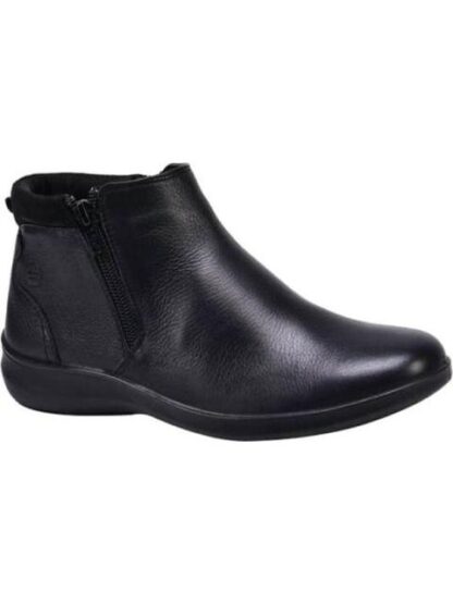 BOTIN DE PIEL DOBLE CIERRE NEGRO FLEXI - Image 2