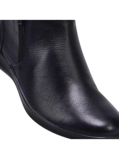 BOTIN DE PIEL DOBLE CIERRE NEGRO FLEXI - Image 4