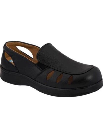 SANDALIA PIE DIABETICO DE PIEL NEGRO BIO SHOES - Image 2
