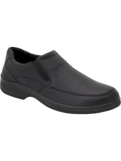 MOCASIN DE PIEL CON ELASTICO NEGRO FLEXI - Image 2