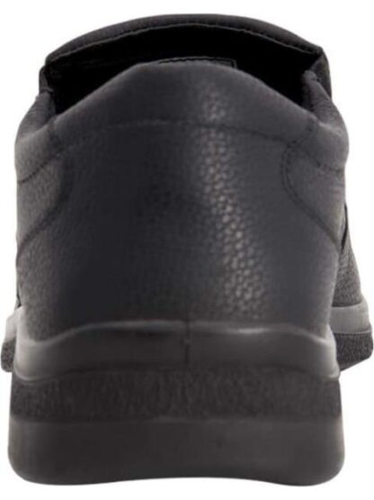 MOCASIN DE PIEL CON ELASTICO NEGRO FLEXI - Image 3