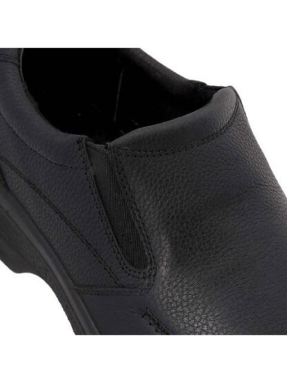 MOCASIN DE PIEL CON ELASTICO NEGRO FLEXI - Image 4