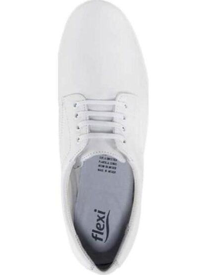 ZAPATO DE SERVICIO DE PIEL BLANCO FLEXI - Image 7