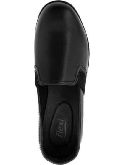 MOCASIN DE PIEL CUÑA NEGRO FLEXI - Image 5
