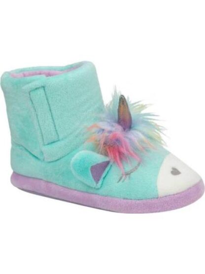 PANTUFLA BOTA UNICORNIO AZUL MENTA VIVIS SHOES KIDS - Image 2