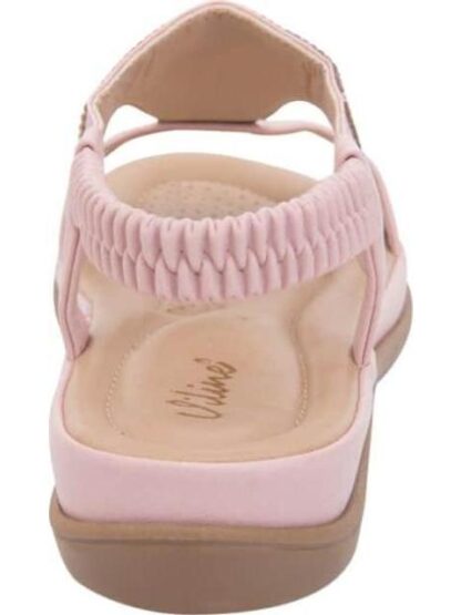 SANDALIA CONFORT CON BRILLOS ROSA VI LINE - Image 3
