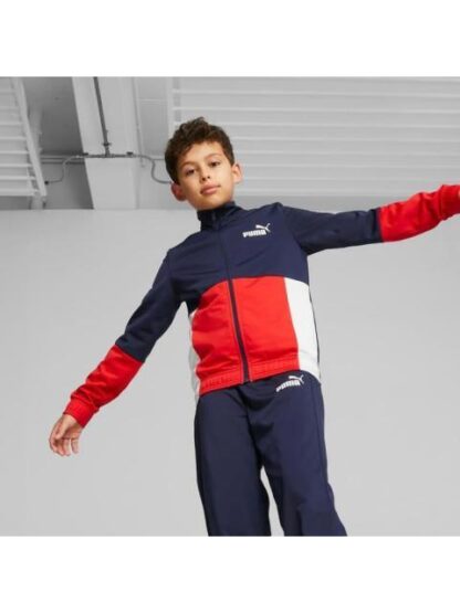 CONJUNTO 2 PIEZAS COLORBLOCK POLY SUIT CL B AZUL MARINO PUMA - Image 4