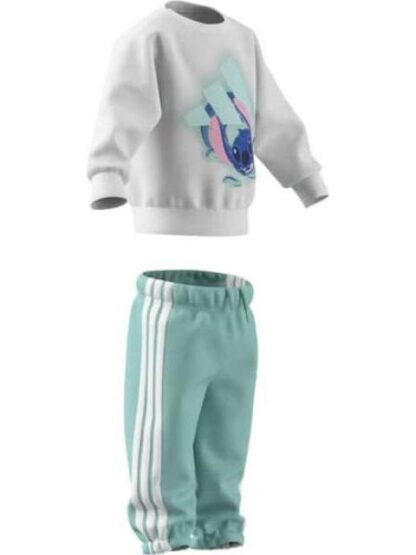CONJUNTO 2 PIEZAS I DY LS JOG BLANCO ADIDAS - Image 2
