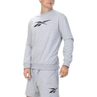 CONJUNTO 2 PIEZAS SET CREW SHORT BIG VECTOR GRIS REEBOK