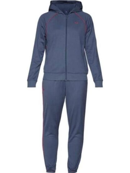 CONJUNTO 2 PIEZAS UA RIVAL TRICOT TRACKSUIT HD GRIS UNDER ARMOUR MEXICO