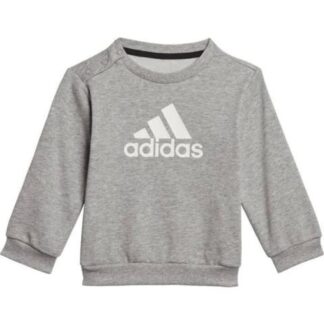 CONJUNTO BADGE SUDADERA Y PANTS GRIS ADIDAS