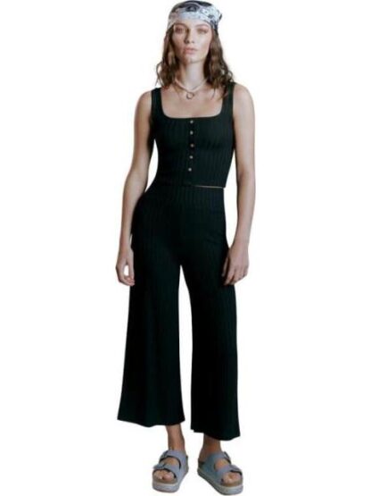 CONJUNTO TOP Y PANTALON NEGRO HOLLY LAND - Image 5