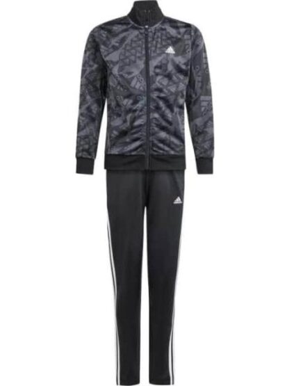 CONJUNTO DEPORTIVO ESSENTIALS ALLOVER NEGRO ADIDAS