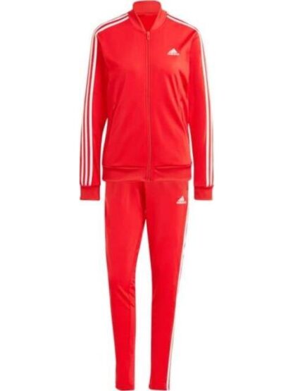 CONJUNTO DEPORTIVO ESSENTIALS SUDADERA Y PANTS ROJO ADIDAS