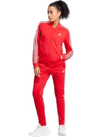 CONJUNTO DEPORTIVO ESSENTIALS SUDADERA Y PANTS ROJO ADIDAS - Image 4