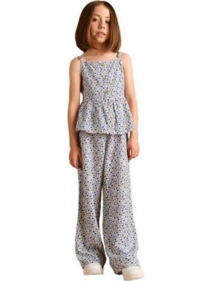 CONJUNTO ESTAMPADO AZUL HOLLY LAND KIDS