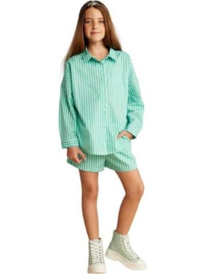 CONJUNTO ESTAMPADO VERDE HOLLY LAND KIDS