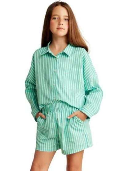 CONJUNTO ESTAMPADO VERDE HOLLY LAND KIDS - Image 4