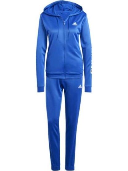 CONJUNTO LINEAR SUDADERA Y PANTS AZUL ADIDAS