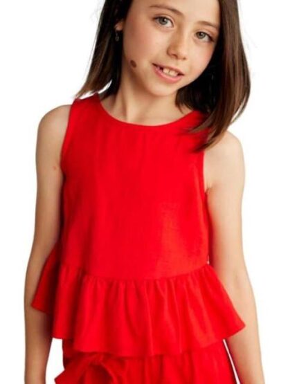CONJUNTO LINO ROJO HOLLY LAND KIDS - Image 4