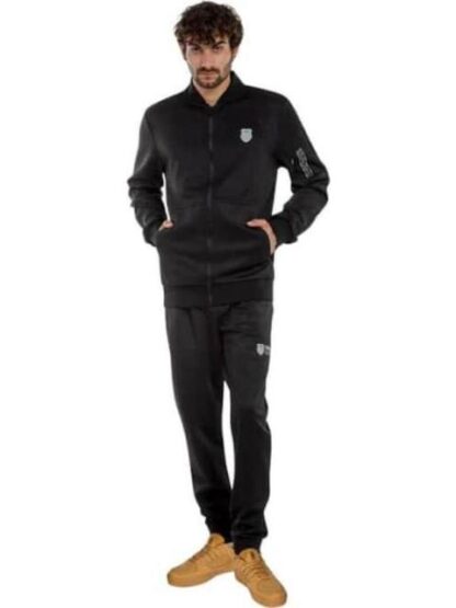 CONJUNTO SUDADERA Y PANTS NEGRO K-SWISS