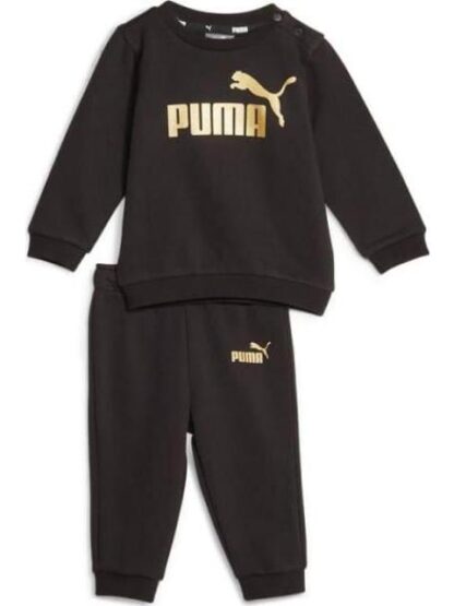 CONJUNTO SUDADERA Y PANTS NEGRO PUMA