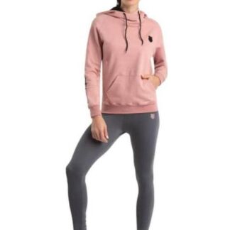 CONJUNTO SUDADERA Y PANTS ROSA K-SWISS