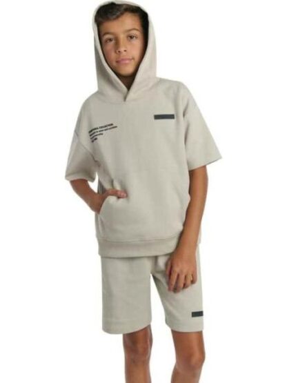 CONJUNTO SUDADERA Y SHORT GRIS NEXT CO - Image 2