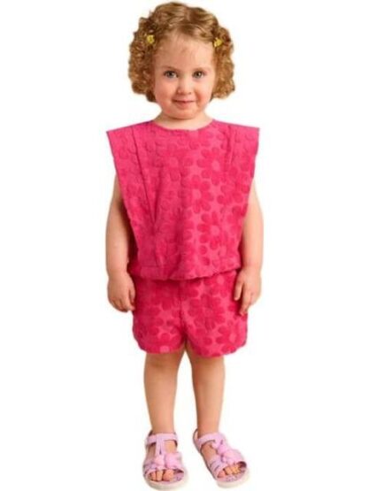 CONJUNTO TIPO TOALLA ROSA HOLLY LAND KIDS