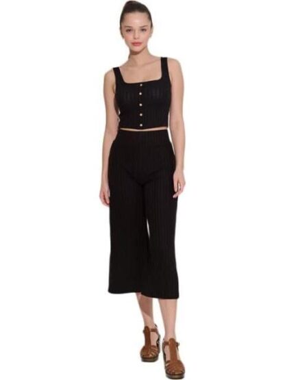 CONJUNTO TOP Y PANTALON NEGRO HOLLY LAND - Image 6