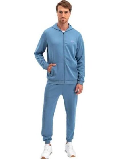 CONJUNTO TRACKSUIT AZUL SKECHERS1