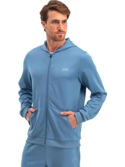 CONJUNTO TRACKSUIT AZUL SKECHERS1 - Image 3
