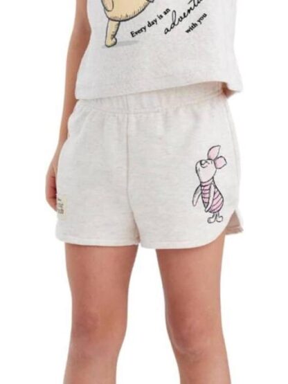 CONJUNTO TRAJE CONJUNTO 2 PZAS PLAYERA Y SHORT BEIGE WINNIE THE POOH - Image 4