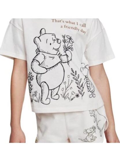 CONJUNTO TRAJE CONJUNTO 2 PZAS PLAYERA Y SHORT CORAL WINNIE THE POOH - Image 6