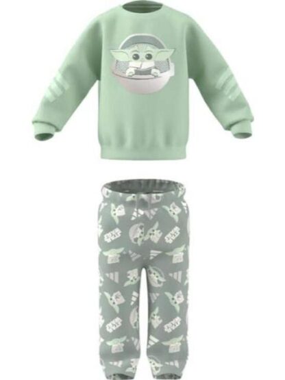 CONJUNTO TRAJE ROPA CASUAL CONJUNTO I SW MNDO JOG VERDE ADIDAS