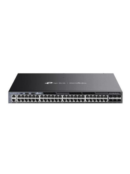CONMUTADOR POE+ ADMINISTRADO L3 APILABLE GIGABIT DE 48 PUERTOS OMADA CON 6 RANURAS 10G