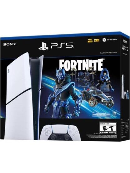 CONSOLA PLAYSTATION 5 SLIM EDICION DIGITAL. BUNDLE FORTNITE