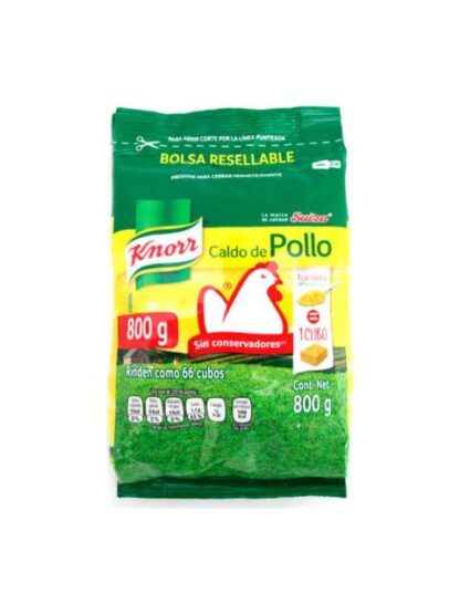 CONSOME DE POLLO KNORR SUIZA BOLSA 800 GR