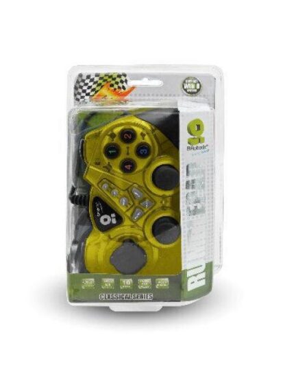 BROBOTIX GAMEPAD RUMBLEPAD ALAMBRICO USB 2.0 AMARILLO - Image 4