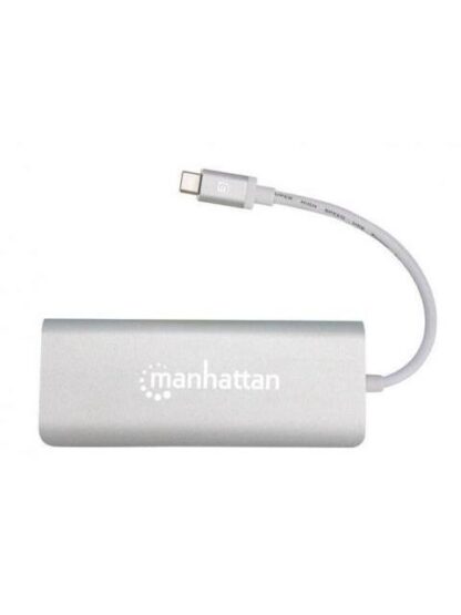 MANHATTAN HUB USB 3.1 MACHO - 2X USB A 1X UBS C 1X HDMI HEMBRA 40000 MBIT-S PLATA - Image 7