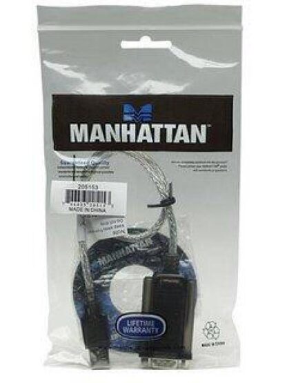 MANHATTAN ADAPTADOR RS-232 MACHO - USB MACHO 45CM TRANSPARENTE - Image 6